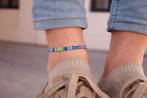 Miniatura 3 de Made by Nami Surfer Anklet for Men and Women Waterproof and Adjustable Surfer Ankle Bracelet String Ankle Bracelet Beach Accessory for Ethnic Hippie