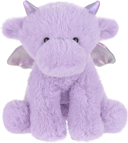 Miniatura 16 de Apricot Lamb Dragón Negro de Peluche Suave para Niños, Juguetes de Peluche Lindos y Suaves para Niña y Niño, Dragón Negro Esponjoso de Peluche Negro