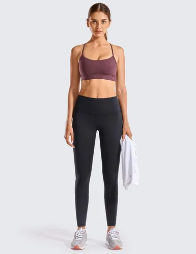 Miniatura 5 de CRZ YOGA Women's Naked Feeling Yoga Pants 28 Inches - High Waisted Workout Leggings Full Length Tights Buttery Soft