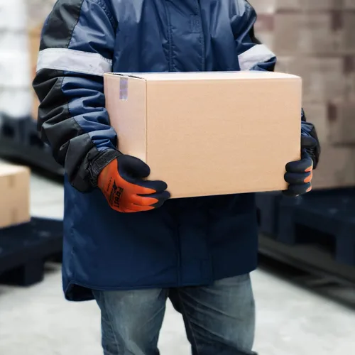 Miniatura 4 de LX799 - Guantes de trabajo aislados impermeables, guantes para congelador, guantes térmicos de trabajo de invierno, clima frío, agarre firme