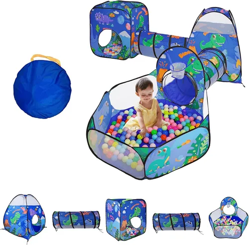 Miniatura 18 de Tienda de campaña de nave espacial para niños, tienda de juegos para niños con castillo de juguete, regalo para bebés niños y niñas de 3, 4, 5, 6, 7