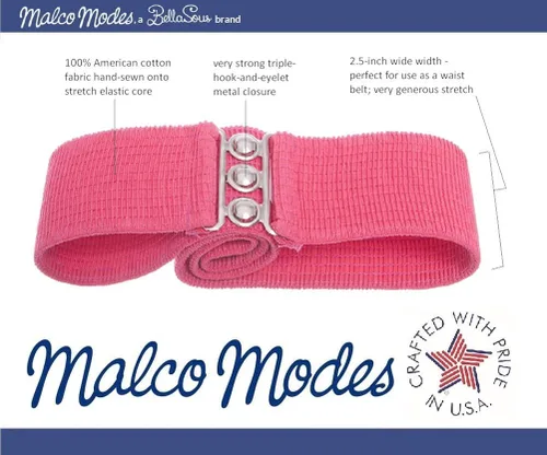 Miniatura 2 de Malco Modes cinturón elastizado, tallas grandes, para mujer, L, Negro