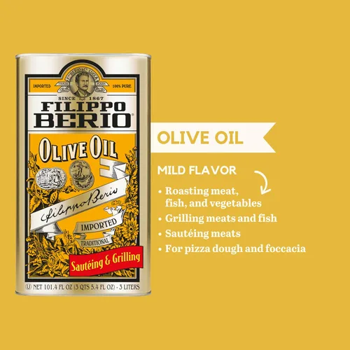 Miniatura 3 de Filippo Berio Aceite de oliva puro, lata de 101.4 onzas