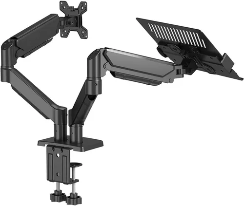 Dual Monitor Stand, Dual Monitor Arm for 17-32 Inch, Ergonomic Desk Monitor Mount Holds up to 22 lbs,Height Adjustable Swivel Tilt Rotation Space