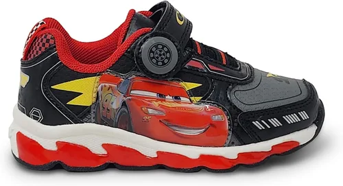 Miniatura 6 de Disney Cars Boy's Lighted Athletic Sneaker Lightning McQueen Light Up Shoes Children WAdjustable Strap