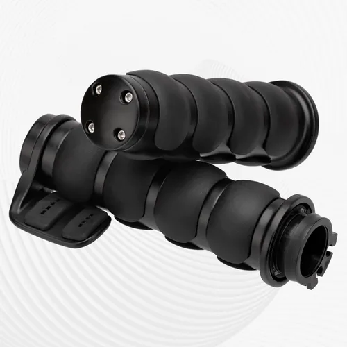Miniatura 5 de Empuñaduras de mano para motocicleta de 1 pulgada y 0.984 in, agarre para manillar, acelerador, universal, compatible con Harley Davidson Dyna