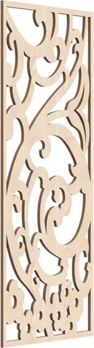 Miniatura 153 de Bridgewater - Paneles de pared decorativos de madera con calado, 9 3/8 pulgadas de ancho x 24 3/8 pulgadas de alto x 1/4 de alto, nogal