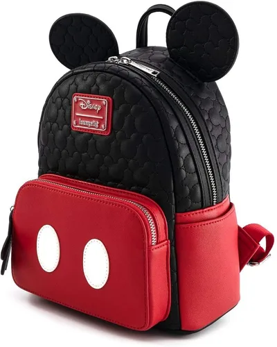 Miniatura 2 de Loungefly Disney Mickey Mouse Oh Boy Quilted Womens Mini Backpack Purse