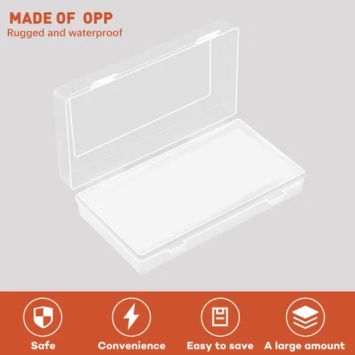 Miniatura 3 de Shappy 151 fundas transparentes para dinero con estuche de almacenamiento de plástico, soportes de dinero de papel, fundas para billetes de dólar