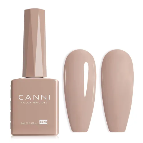 Miniatura 14 de CANNI - Esmalte de uñas de gel rosa claro - 1 unidad de 0.5 onzas, color rosa bebé, color rosa pálido de alto brillo, esmalte de uñas con remojo UV
