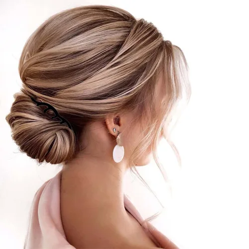 Miniatura 6 de 10 peines laterales en forma de U estilo francés estilo vintage para recoger, accesorios para mujeres y niñas