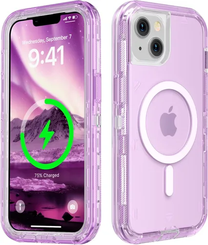 Miniatura 23 de Follaroma para iPhone 17 Pro Max, Funda Compatible con MagSafe, Funda Magnética Transparente de Doble Capa, Funda Resistente Anti-Caída y a Prueba