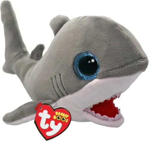 Ty Beanie Boo Finnegan The Grey Shark - 6"