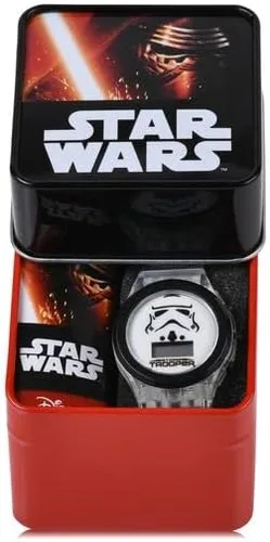 Miniatura 4 de Accutime Lucasfilm Star Wars - Reloj digital para niños, luces LED intermitentes, pantalla LCD, reloj para niños, niñas y niños, correa de silicona