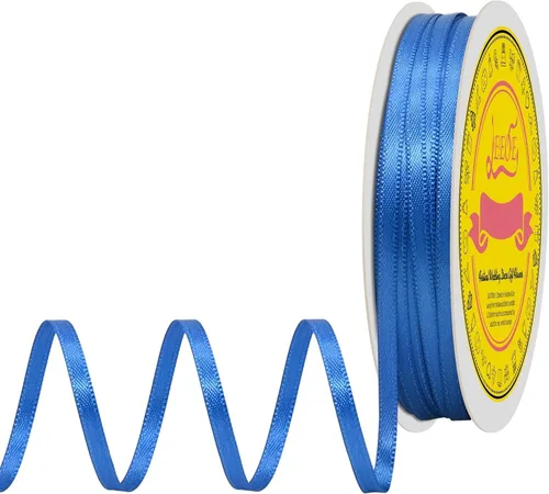 Miniatura 62 de Cinta de satén blanca antigua de doble cara de 1-1/2 pulgadas x 50 yardas, cinta de poliéster para envolver regalos, día de San Valentín, bodas