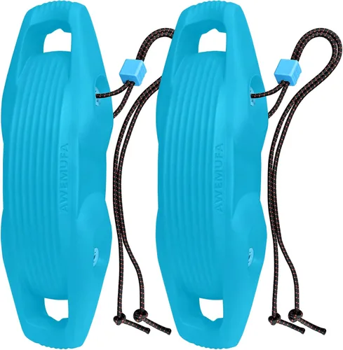 Miniatura 18 de AWEMUFA Defensas de Barco Fáciles de Instalar Parachoques para Atraque Defensa Ideal para Pontón, Lobina, Moto Acuática y Barcos de Pesca Gris
