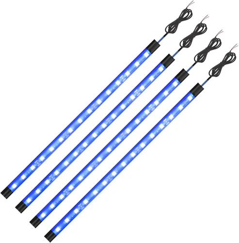 Miniatura 12 de YM E-Bright Tiras de luces LED ámbar/amarillas 5050 SMD impermeables para coches, luces de bajo para carritos de golf para motocicletas, barco