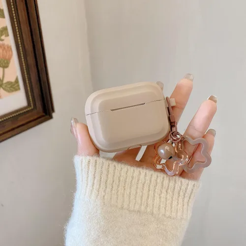 Miniatura 3 de Clouds - Funda de TPU compatible con AirPods Pro (primera generación) con llavero, bonita funda protectora flexible a prueba de golpes para AirPods