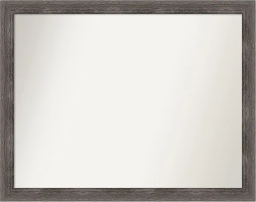 Miniatura 282 de Amanti Art Espejo personalizado, espejo de baño gris plomo a rayas, espejo de pared o espejo de tocador de baño sobre el fregadero