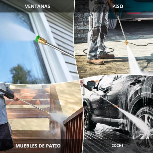 Miniatura 7 de PowerSmart DB1002 - Lavadora a presión eléctrica de 2600 PSI con motor sin escobillas de inducción, limpiador de alta presión de 3.0 GPM, 5