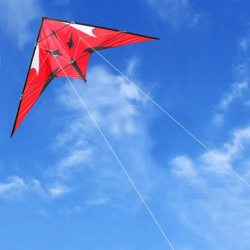 Miniatura 4 de HENGDA KITE - Cometa de rima estelar mejorada de 48 pulgadas, cometa de acrobacias de doble línea para niños y adultos, deportes al aire libre