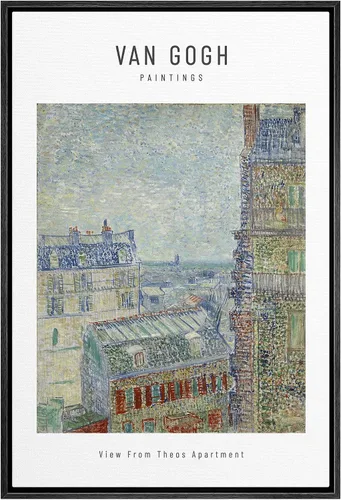 Miniatura 96 de SIGNWIN Lienzo enmarcado para pared, diseño de Vincent Van Gogh, un par de amantes, naturaleza, ilustraciones de área silvestre, bellas artes