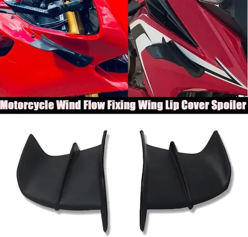 Miniatura 2 de Parabrisas de motocicleta carenado delantero de motocicleta, flujo de viento, fijación de ala de labio compatible con BMW S1000RR compatible