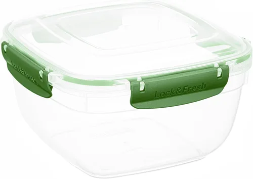 Miniatura 25 de Superio Recipiente de plástico para almacenamiento de alimentos con tapa hermética para cocina, 10 tazas, 80 onzas, libre de BPA, a prueba de fugas