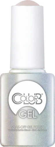 Color Club No Ordinary Love Gel de uñas blanco con esmalte de color dorado brillante, 0.5 onzas líquidas (0.5 fl oz)