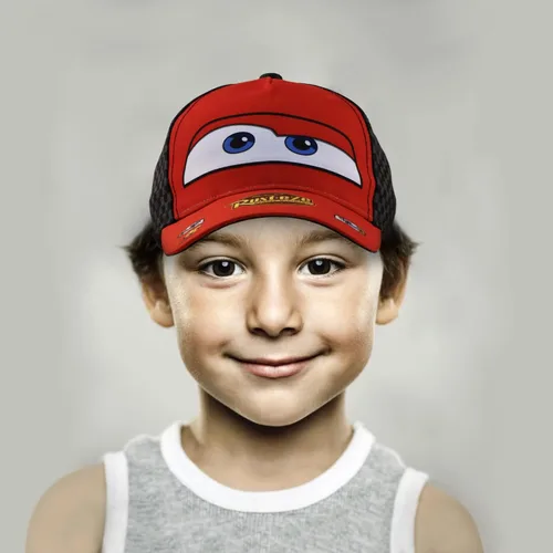 Miniatura 4 de Disney Pixar Boys Cars Lightning McQueen Hat - Piston Cup Baseball Cap (ToddlerBoy)