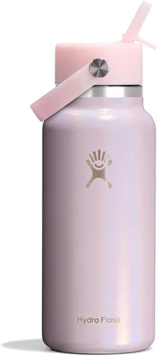 Miniatura 91 de Hydro Flask Botella de agua – Acero inoxidable aislado – Tapa flexible con popote de boca ancha, antiderrames, a prueba de fugas y recargable en 32