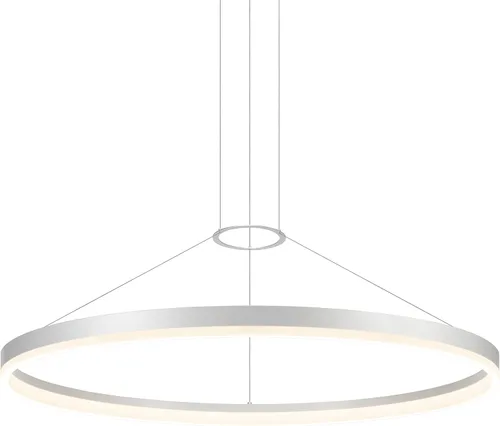 Miniatura 10 de Sonneman Corona - Anillo colgante LED regulable de 16 pulgadas para isla de cocina, comedor o sala de estar, aluminio satinado brillante Aluminio