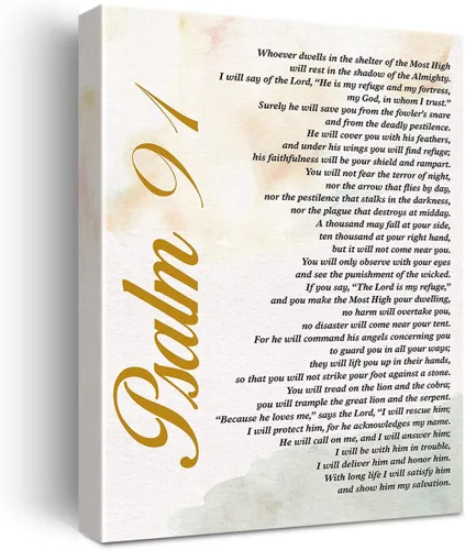 Miniatura 14 de YeleY Impresión inspiradora con versículo bíblico de Jeremías 29:11 for I Know the Plans, lienzo, arte de pared, acuarelas, escritura, póster, obra