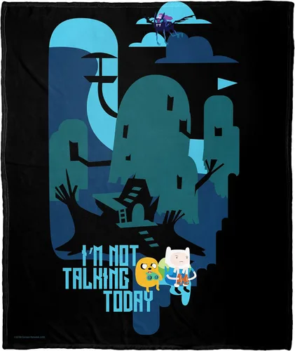 Miniatura 42 de Northwest Adventure Time - Manta de seda táctil, 50 x 60 pulgadas, Adventure Comic