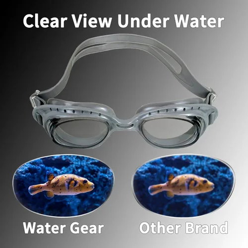 Miniatura 5 de Water Gear Gafas de natación antivaho Elite Transparente / plateado