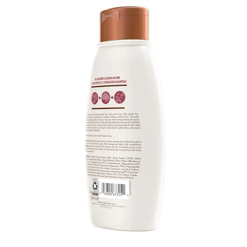 Miniatura 8 de Champú OGX Aveeno Color Protect Strengthen+ Moras y Quinoa, Fresco, 12 onzas líquidas
