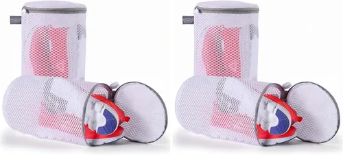 Miniatura 16 de Kimmama Bolsa para lavadora de zapatos, bolsa de malla para ropa sucia para tenis, calzado, entrenadores, zapatillas, material de red de nido