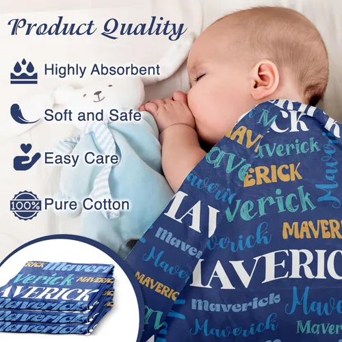 Miniatura 5 de Manta de bebé personalizada – Manta de bebé con monograma, manta de bebé personalizada, manta de bebé personalizada para niños pequeños con nombre