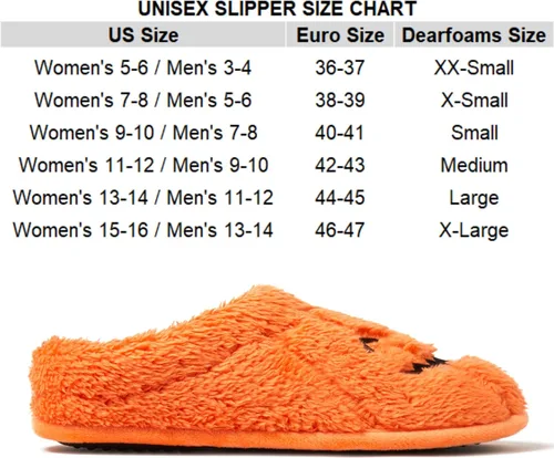 Miniatura 4 de Dearfoams Unisex-Adult Spooky Fuzzy Halloween Pumpkin Jack O Lantern Slipper