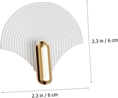 Miniatura 5 de Ganchos adhesivos de pared adhesivos para cinturón de llavero fácil de instalar multiusos para habitación