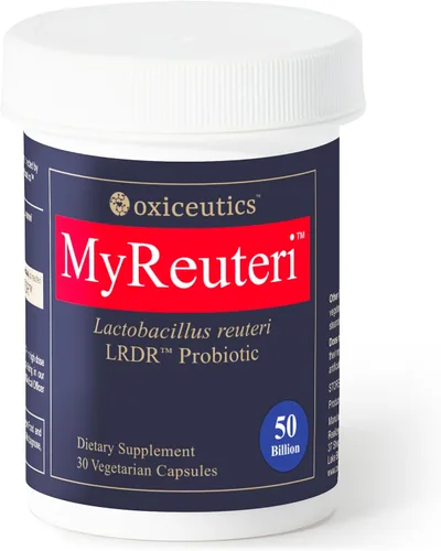 Miniatura 11 de Probiótico MyReuteri 10 mil millones de UFC – Fuerza Fundacional L. reuteri LRDR + FOS Prebiótico – por el Dr. William Davis – Hace un superalimento