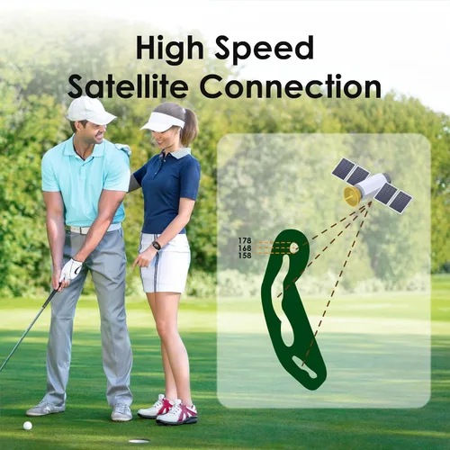 Miniatura 3 de CANMORE TW356 - Dispositivo portátil con GPS de golf para hombres y mujeres, más de 41,000 campos precargados actualizados en todo el mundo