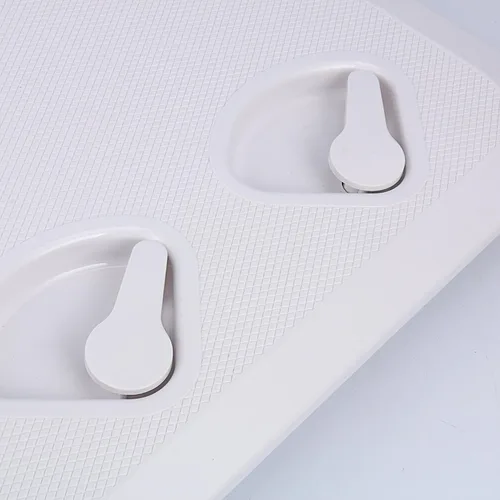 Miniatura 5 de Amarine Made Marine Deck Hatch Boat Deck Hatch Access Hatch & Lid 14-1/2" X 14-5/8" - White - 370mmx375mm