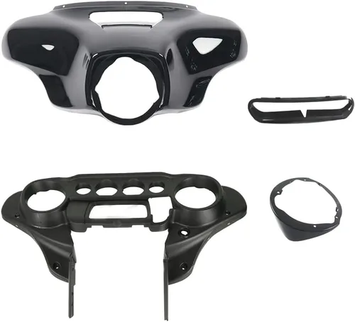 Miniatura 8 de Carenado interior de murciélago delantero negro brillante para Harley Davidson Touring Street Glide Electra Glide FLHT Ultra Classic 2014-2022