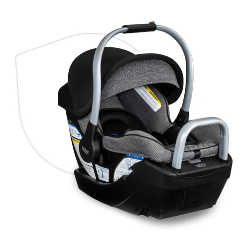 Miniatura 11 de Britax Willow SC Asiento de Carro Infantil, Asiento de Carro Mirando hacia Atrás con Base Alpine, Tecnología ClickTight, Sistema RightSize, Pindot