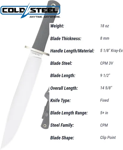 Miniatura 5 de Cold Steel Trail Master en 3V / con bolsillo ambidiestro/clip para cinturón