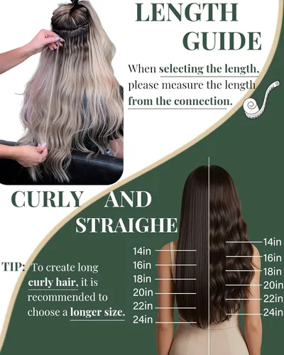 Miniatura 5 de Ugeat - Extensiones de cabello humano con cinta adhesiva, color marrón, extensiones de cabello humano, color marrón oscuro a rubio caramelo, Cinta