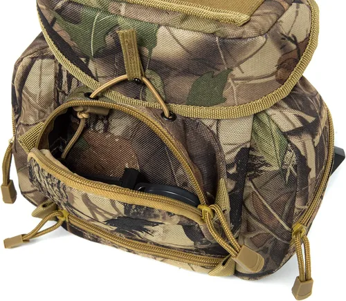 Miniatura 8 de Estuche de arnés binocular para cámaras Binos Óptica Telémetro Gear, Camouflaje, Talla única, Paquete de pecho
