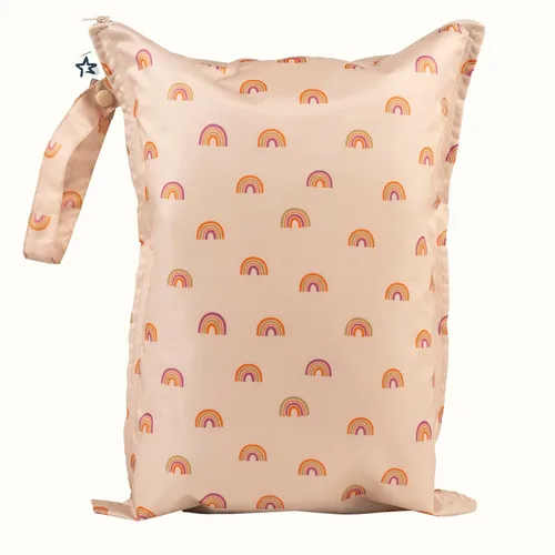 Miniatura 26 de Tiny Twinkle Bolsas Húmedas a Prueba de Desorden Paquete de 2 Bolsas Húmedas Reutilizables e Impermeables para Trajes de Baño Ropa de Bebé