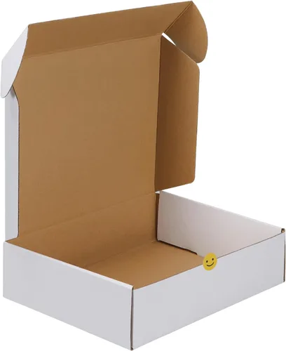 Miniatura 22 de HORLIMER - Cajas de envío pequeñas de 7x5x2, conjunto de 50, caja de cartón corrugado blanca para envío de correspondencia